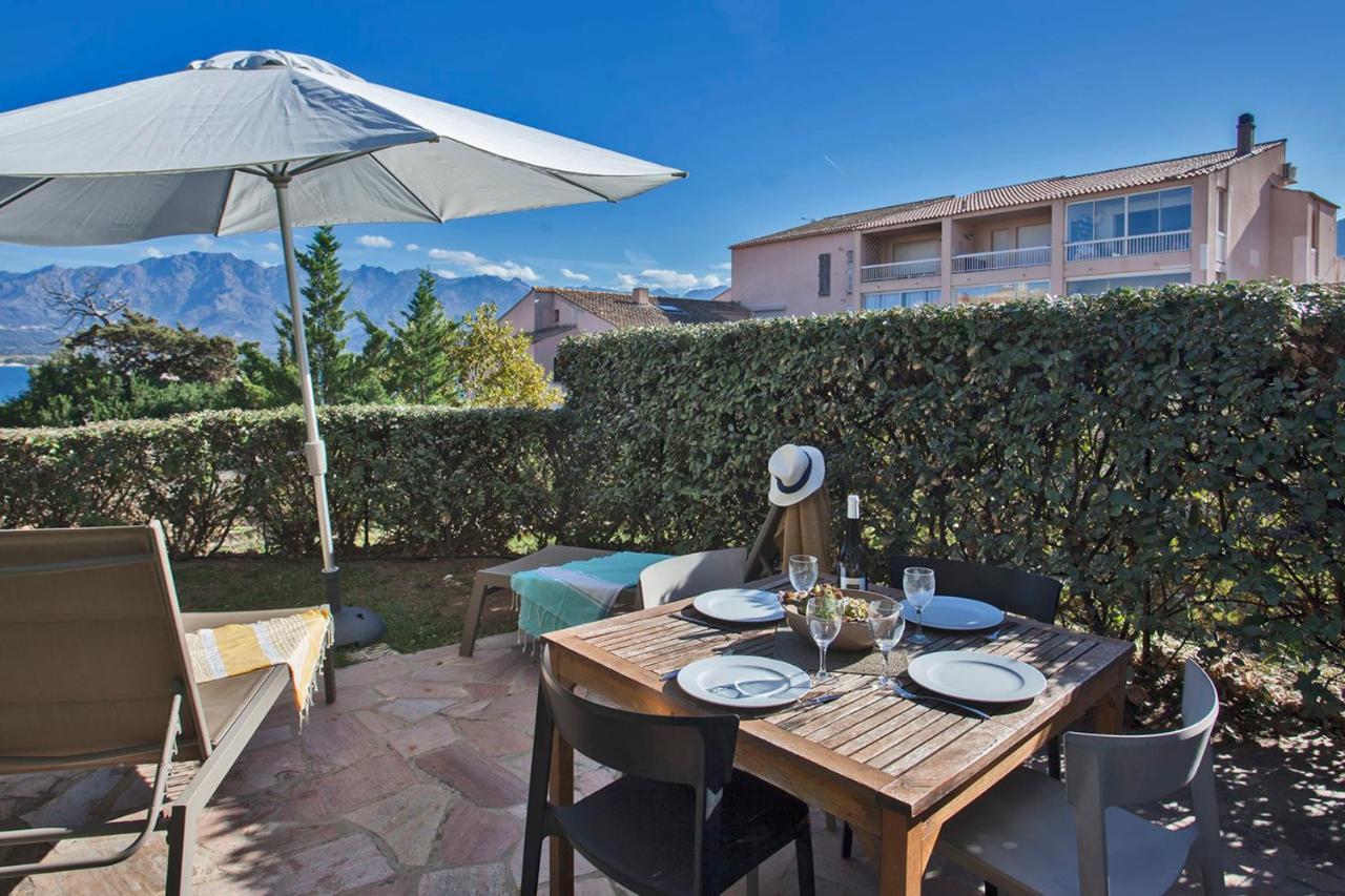 Mare Appart Avec Jardin Et Bbq Vue Mer Et Montagne Plage Et Port A 2 Pas Calvi  Exterior photo